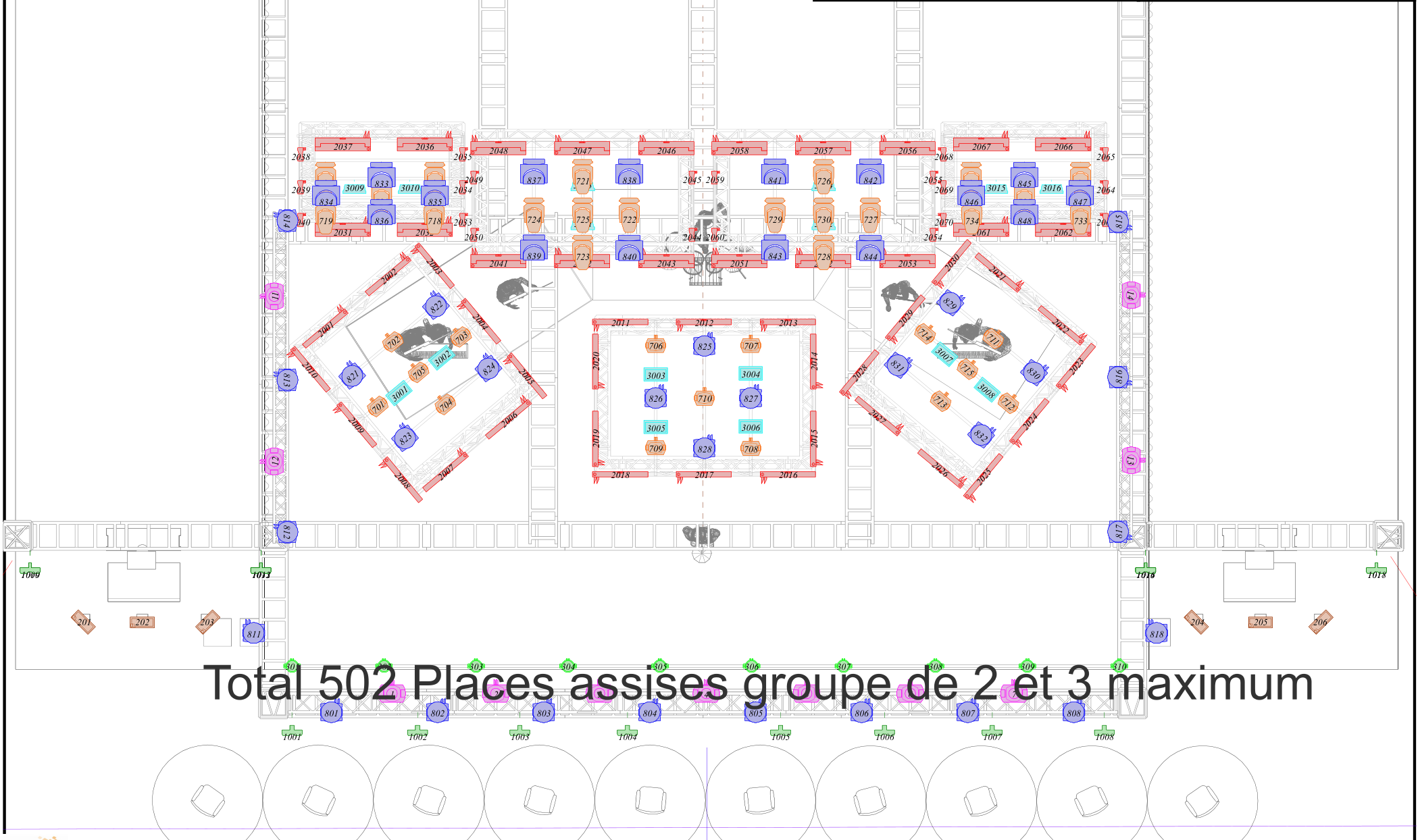 Plan d’implantation détaillé
